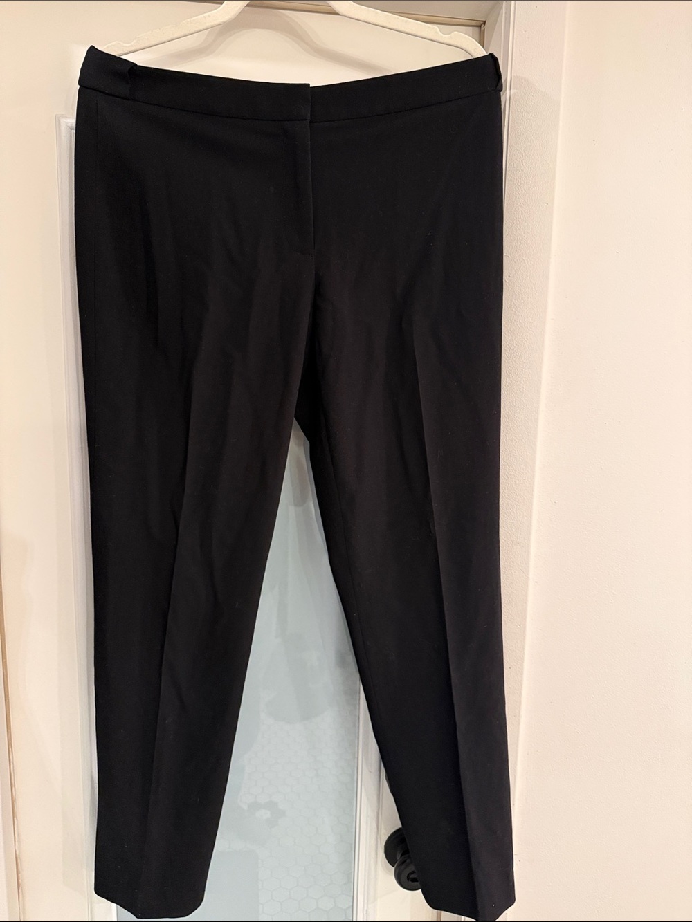 Calvin Klein Black Straight-Leg Dress Pants